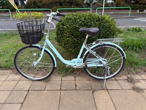 完整備済み！無料配送！ブリヂストン　アルミ―ユ　軽量　美品　格安　早い者勝ち！その他格安出品中ᕦ(ò_óˇ)ᕤ