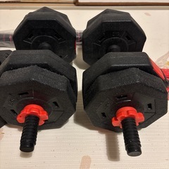 ダンベルセット　筋トレの画像