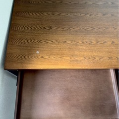 LOWYA 木製デスク140x70cmの画像