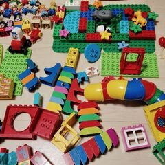 レゴデュプロ大量セット（遊園地、ミッキー、トンネル）の画像