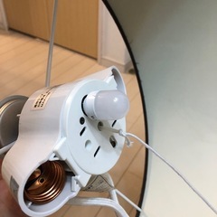ニトリ　ルームランプ　ブラックの画像