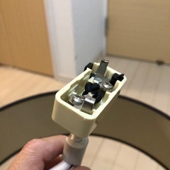 ニトリ　ルームランプ　ブラックの画像