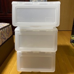 【お譲りします】DAISO クリアケース 収納けーすケースの画像