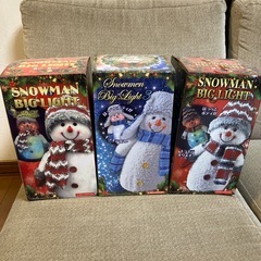 クリスマス用セット‼️スノーマンなど‼️の画像