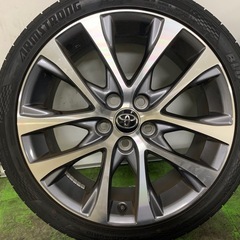 美品！トヨタ　エスティマ純正ホイール　225/40R18溝ありタイヤ付き！ヴォクシー 流用にどうぞ！の画像