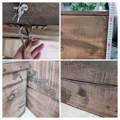 新宿百人町受渡し）宝箱になる木箱/木製ボックス 2個の画像