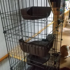 猫ケージ　4段の画像