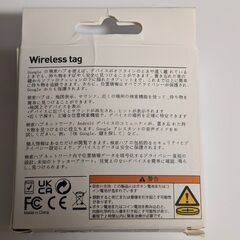 Wireless tag　Google公式認証　ほぼ新品の画像