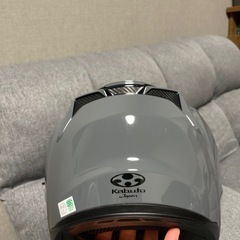 ｴｸｼｰﾄﾞ2　インナー ブルーミラーシールド　ピンロック付　チークパッドオプション品　 OGK kabuto EXCEED2 カブト　エクシード2 試着のみの画像