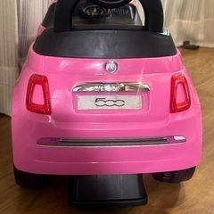 FIAT500 フィアット500 足蹴り　キッズカー　ピンクの画像