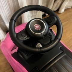 FIAT500 フィアット500 足蹴り　キッズカー　ピンクの画像