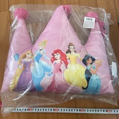 ディズニープリンセス　クッション　ティアラの画像