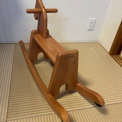 木馬　ニチガン　エルム　知育玩具　美品の画像
