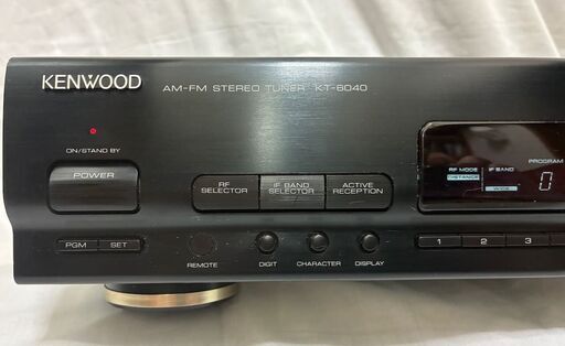 KENWOOD AM-FM ステレオ チューナー KT-6040 美品