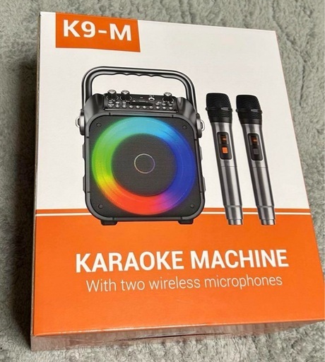 K9-M カラオケマシン 2本のマイク付き