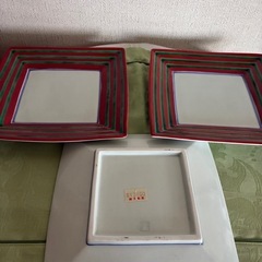 🌹四角皿2種　5枚セット　購入時1枚3400円のお品物🌹の画像
