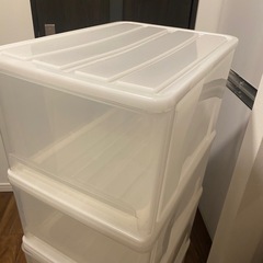 衣装ケース　4段セット　無印良品の画像