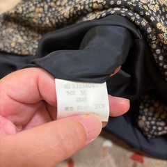 花柄ワンピースLの画像