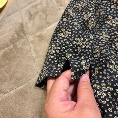 花柄ワンピースLの画像