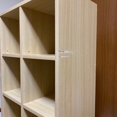 ■お譲り先決まりました■ 木製 収納付き本棚 カラーボックスの画像