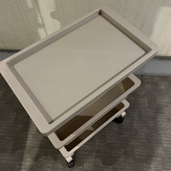 スリーコインズ テーブルワゴンミニ3段式収納ラックの画像