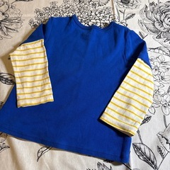 baby服　ピエロデザイン長袖カットソー 90cmの画像