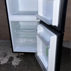 配達設置無料 特価 A−Stage 冷凍冷蔵庫 90L 左右開き対応の画像