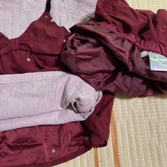 apres les cours 重ね着風セットアップ　130cmの画像