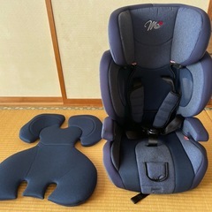 箱あり美品 チャイルドシート 9〜36kg 新生児〜11歳頃 ネイビーの画像