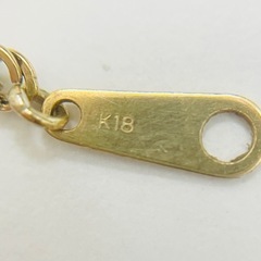 K18 約2.5mm幅ロープネックレス 
3.9g 45cmの画像