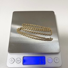 K18 約2.5mm幅ロープネックレス 
3.9g 45cmの画像