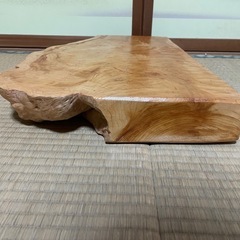 天然木 一枚板 花台 花台　飾り台 無垢材 ローテーブル けやき風の画像