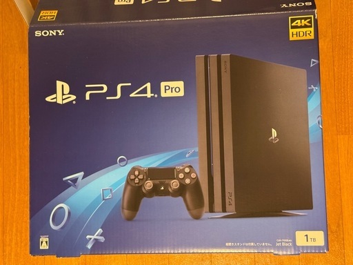 PS4 Pro 本体 CUH-7100B B01 1TB Jet Black 4K HDR対応