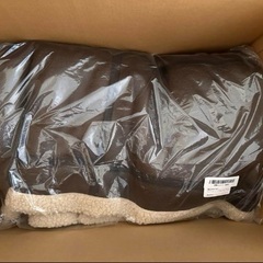 TA1718 B-3 フェイクムートンジャケット B-3 ブラウンアイボリー　新品未使用　2Lサイズの画像