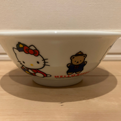 【昭和レトロ】【希少】ハローキティ　どんぶりの画像