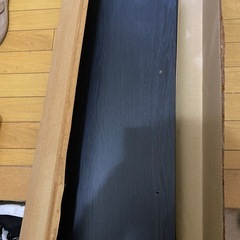 カラーBOX 黒木目柄　未使用　未組み立て品の画像