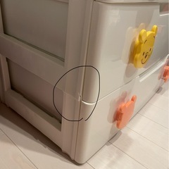 アイリスオーヤマ  プーさん チェスト タンス お譲りいたしますの画像