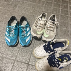 NIKE アディダス　スニーカー　3足　26.5〜27.0の画像