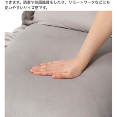 お譲りします！Franc franc フリル座椅子⭐︎グレーの画像