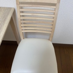 🌈お値下げ10/31まで8000円🌈 🌼北欧風🌼　ダイニングセット　ダイニングテーブル　白　ホワイト の画像