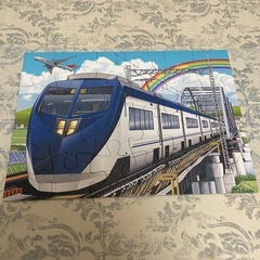 くもんジグソーパズル　ステップ3 特急列車の画像