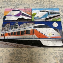 くもんジグソーパズル　ステップ3 特急列車の画像