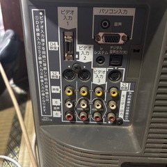 古い液晶テレビの画像