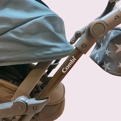【超美品🌟】乗せ降ろし楽々のハイシート🙌新生児から使用可能◎コンビ AttO type-S ベビーカーAttO専用バック付きの画像