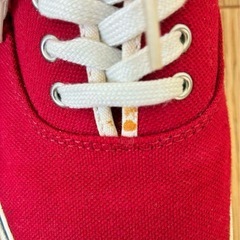 【美品】FRED PERRY(フレッドペリー)スニーカー 26cm レッドの画像
