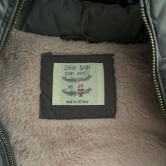 ZARA ダウンコート　98cmの画像