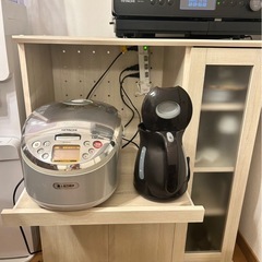 【19日午後お渡し】棚のみ　キッチンボード　キッチンラック　レンジ台の画像