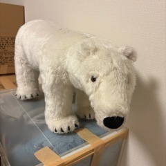 しろくま　置物　椅子　の画像