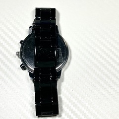 GENEVA ブラック 腕時計 クラシックデザイン メンズの画像