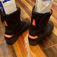 編み上げブーツ　サイドジッパーの画像